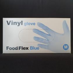 Gloves & Disposables - Disposable Vinyl Gloves Blue Powder Free Medium