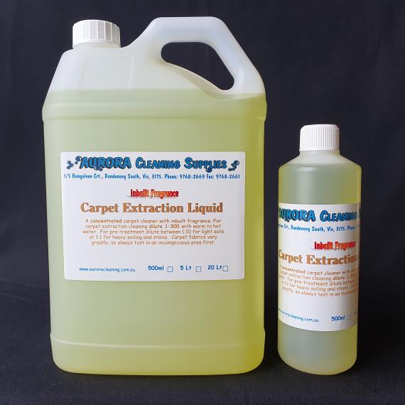Carpet Extraction Liquid // Specialty Products // AURORA Cleaning Supplies