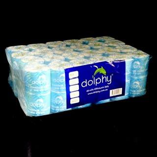 Paper - Toilet Paper Dolphy Premium 2 Ply 400 sheets